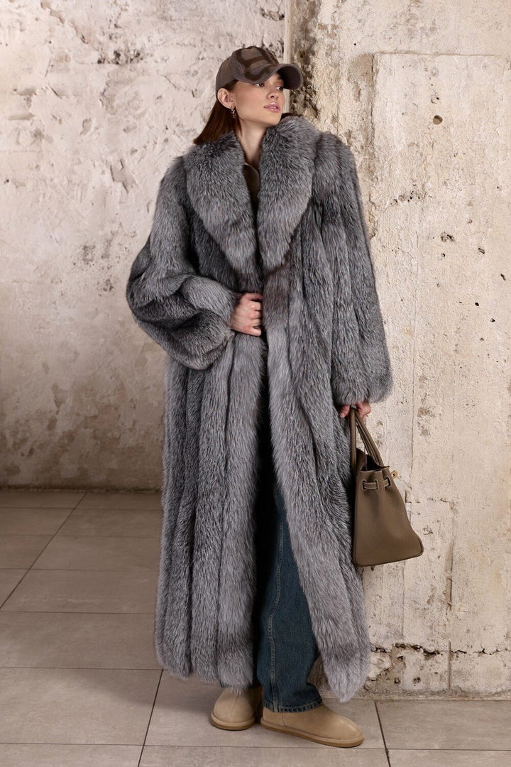 OLGA Fuchspelzmantel