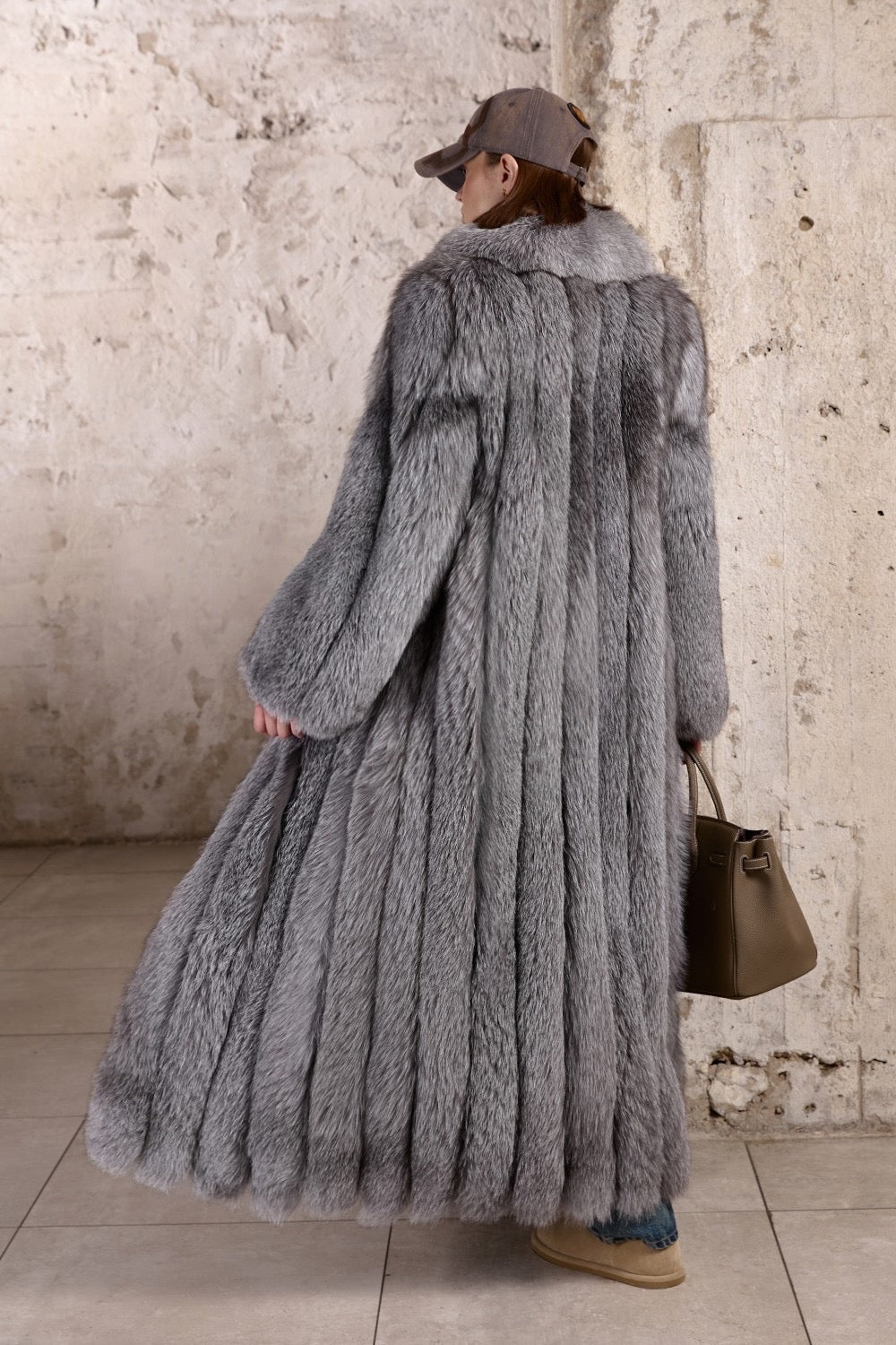 OLGA Fuchspelzmantel