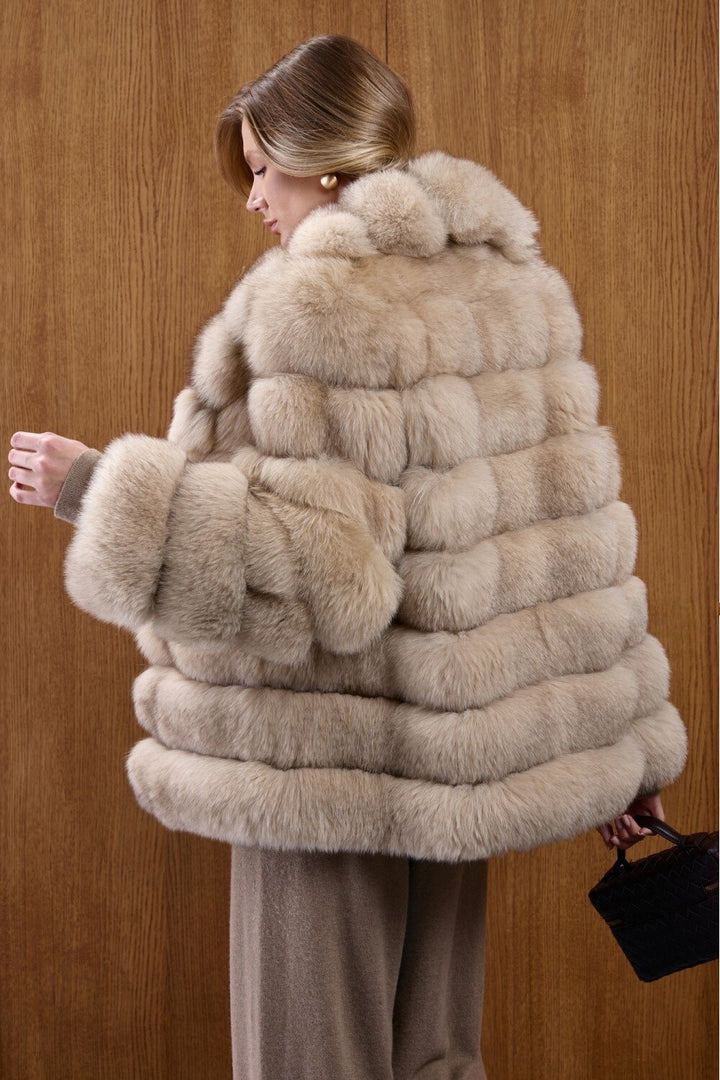 LIMITIERTE AUFLAGE Sana Fox Pelzmantel