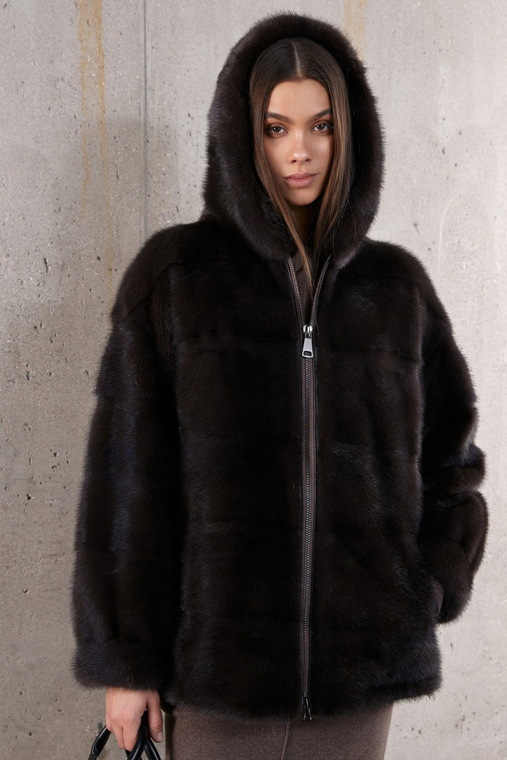 NADINE Nerzpelzjacke