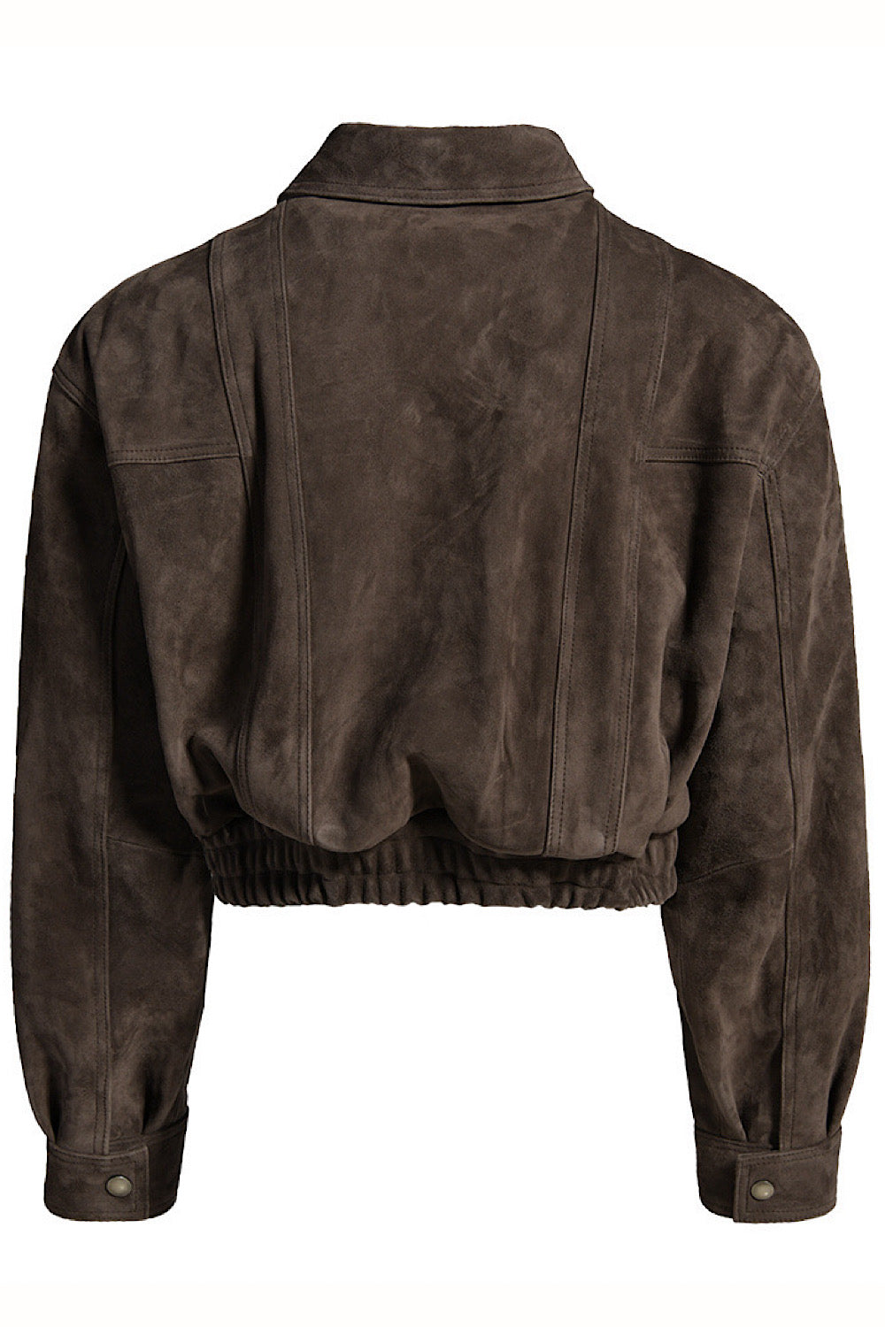 Sereline Wildlederjacke Trüffel