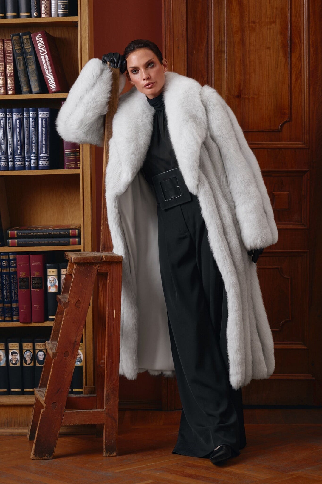 OLGA Fuchspelzmantel