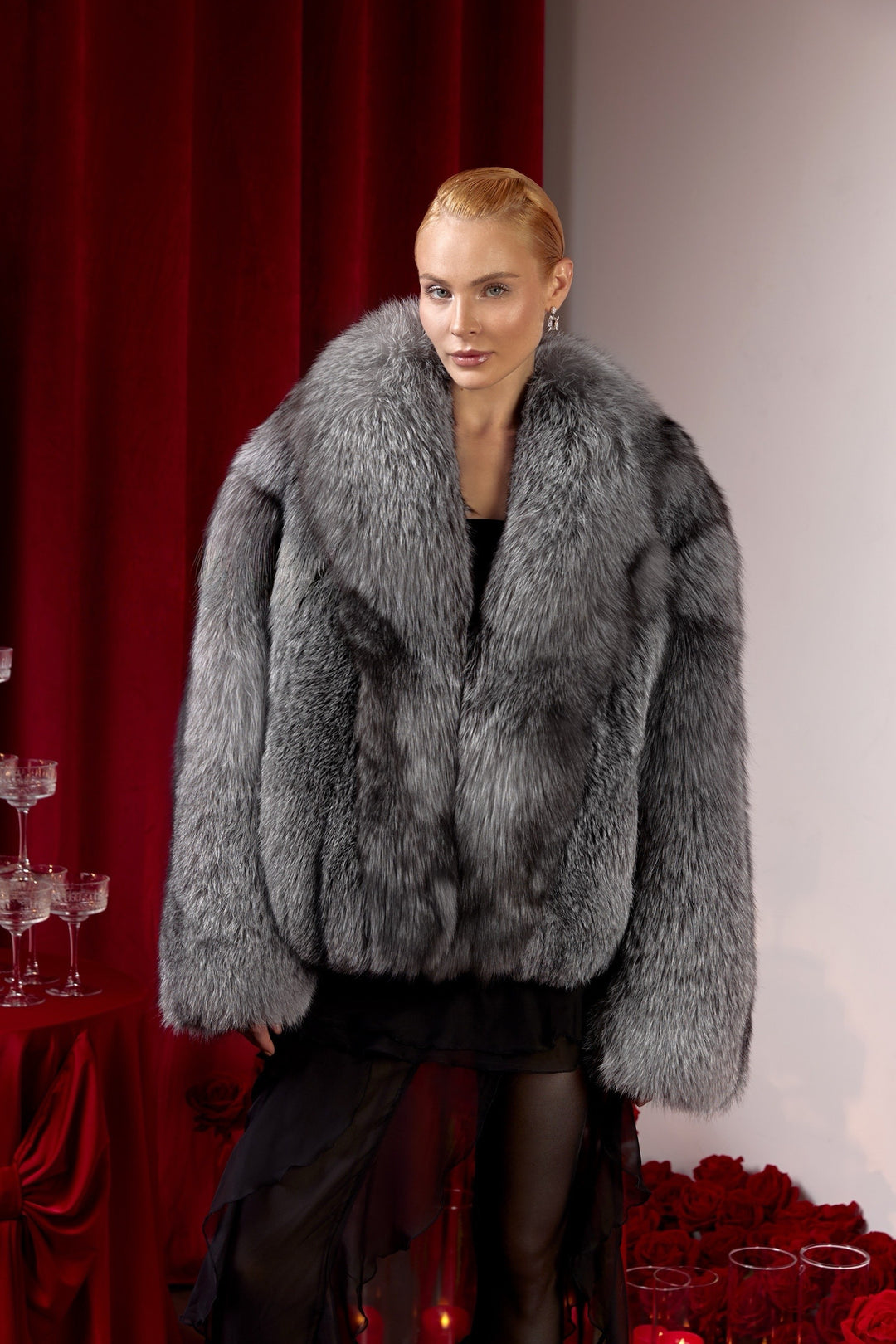 Constanze Silver Fox Fur