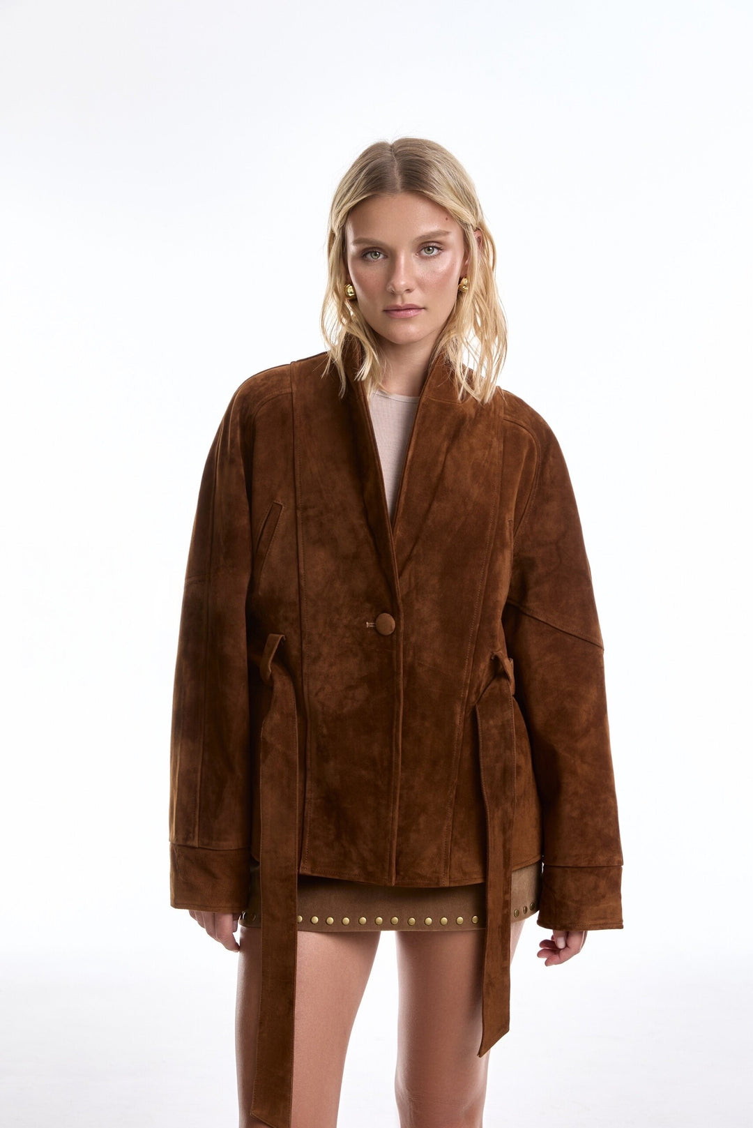 Nour Wildlederjacke