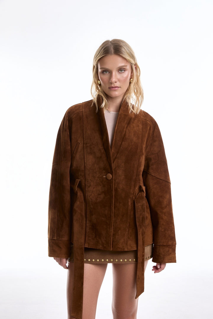 Nour Wildlederjacke