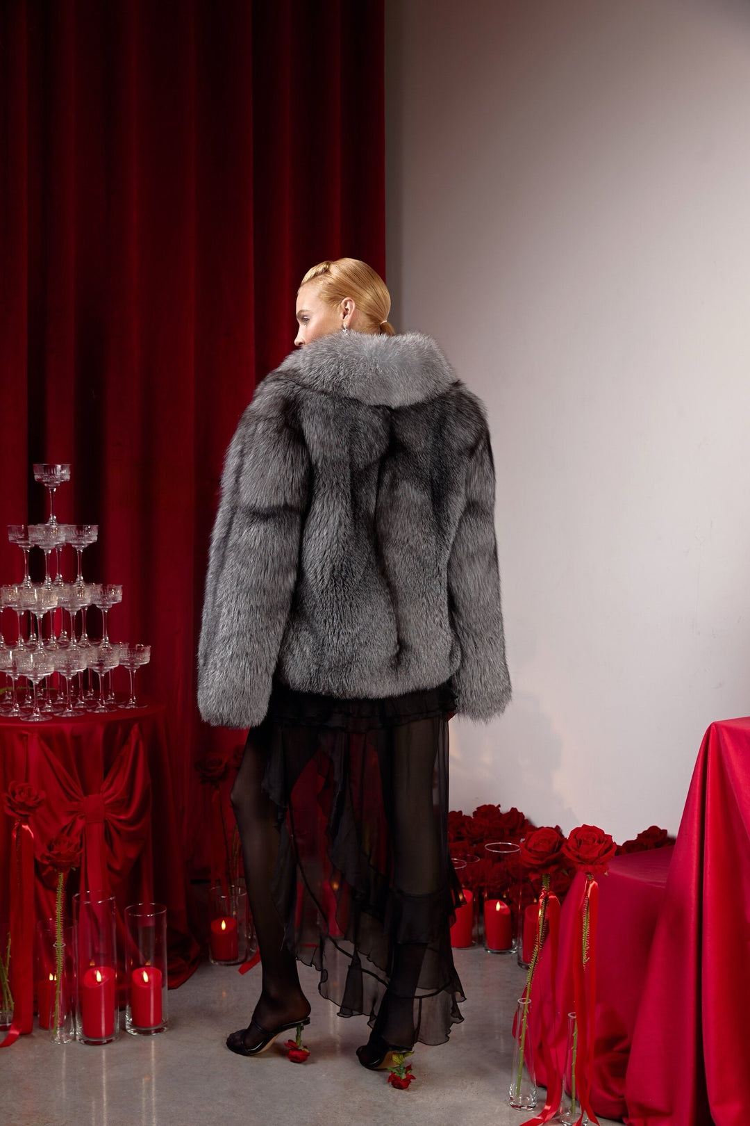 Constanze Silver Fox Fur