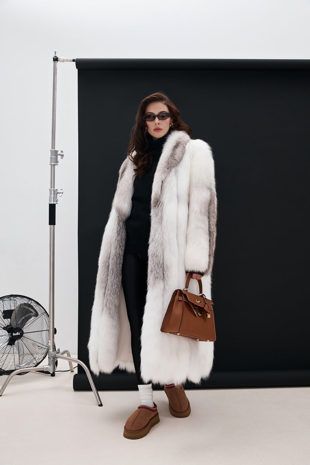 OLGA Fuchspelzmantel