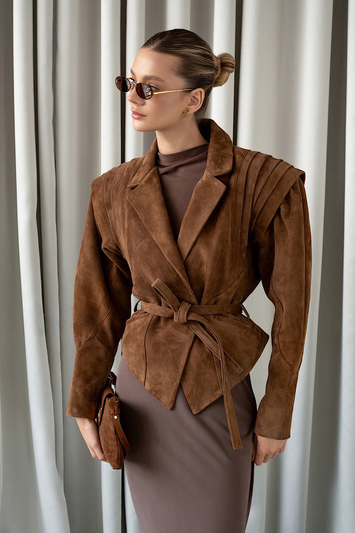 LIVIA Wildlederjacke